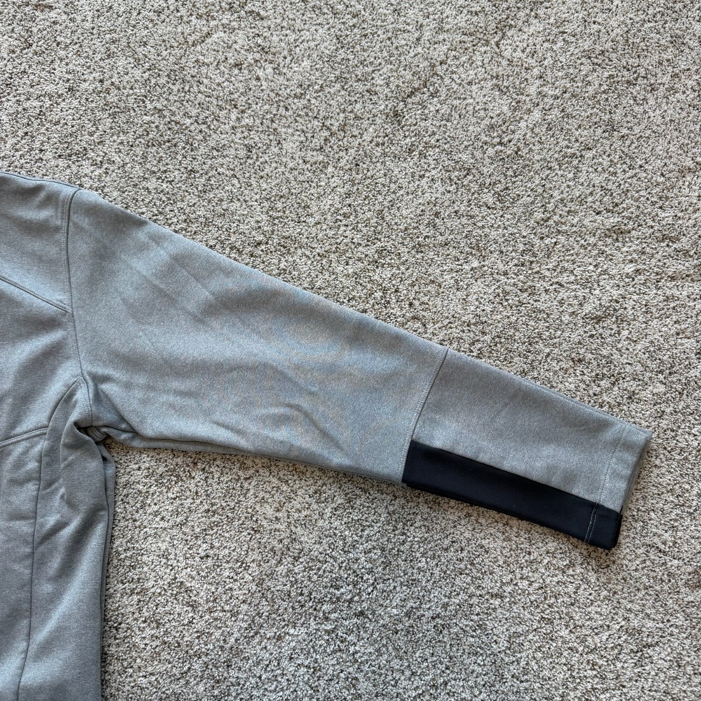 The North Face 1/4 Zip Pullover Men’s Large Gray Performance Sweatshirt CY1198 - Picture 5 of 9